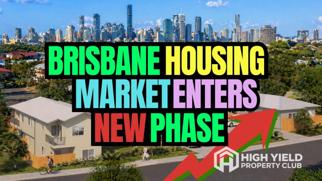 rooming houses with Brisbane cityscape as background
