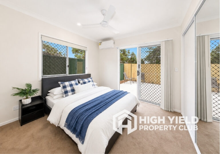 private bedroom in a modern rooming house