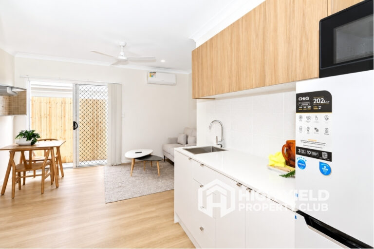 private kitchenette in a modern rooming house