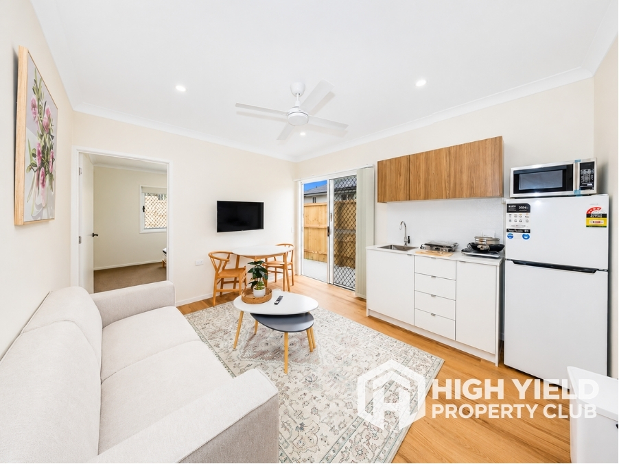 private microapartment in a modern rooming house, a rental property
