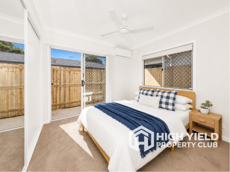 private bedroom in a co-living investment property
