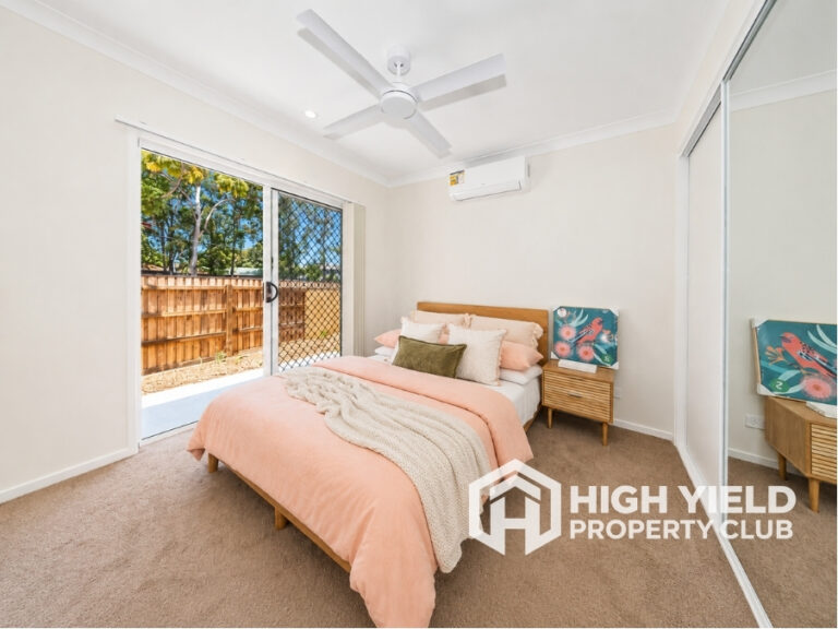 private bedroom in a co-living investment property