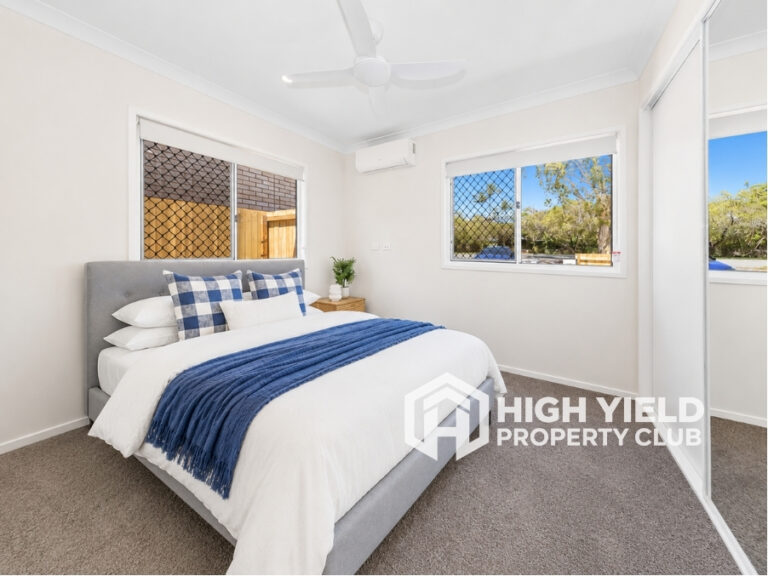 private bedroom in a modern rooming house