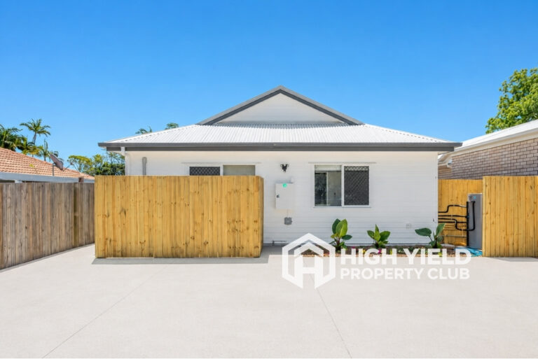 facade of a modern rooming house in Moreton Bay