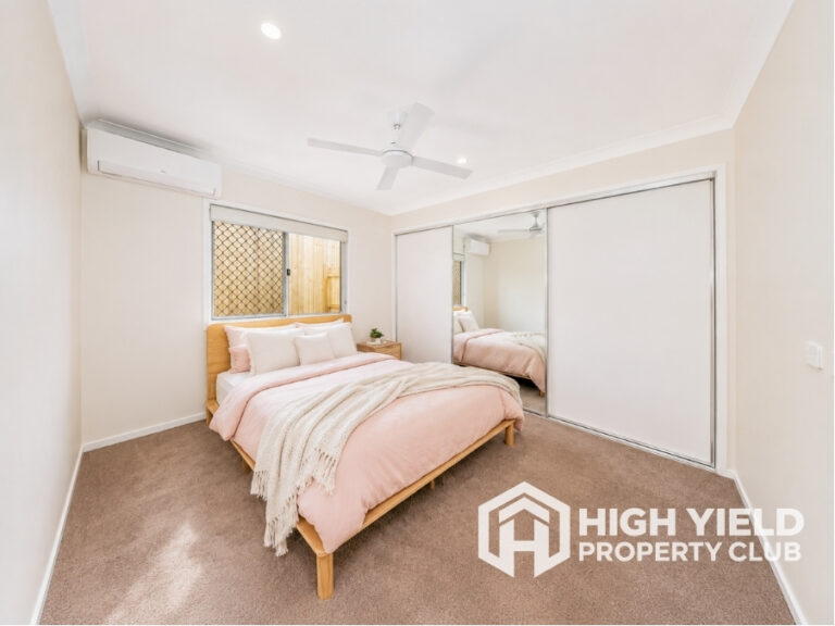 private bedroom in a modern rooming house