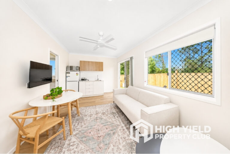 private microapartment with lounge, dining, and kitchenette in a modern rooming house