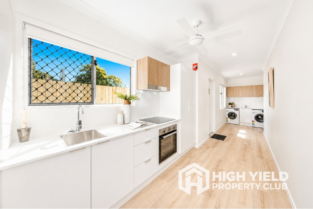 common area of a modern rooming house for super fund investment