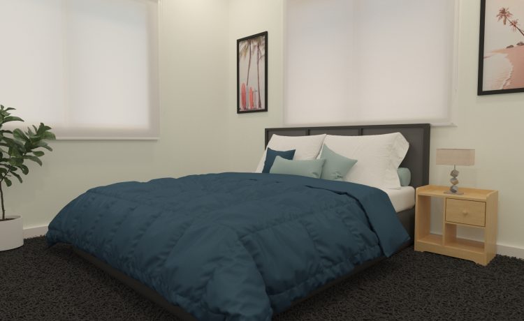 micro apartments bedroom